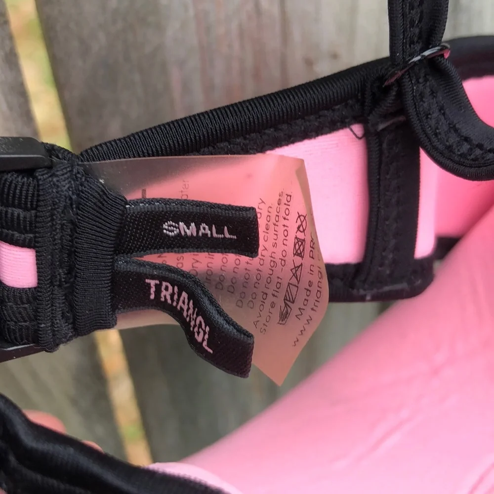 Triangl bikini (top only) Milly Candy Pink neoprene S 4 - Picture 6 of 13